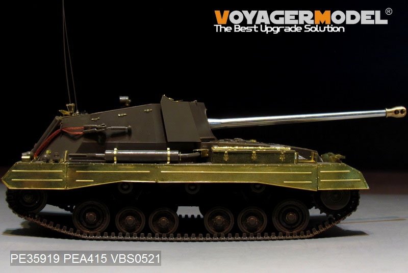 Voyager Model PEA415 WWII British Archer Self-Propelled Anti-Tank Gun track covers additional parts(For TAMIYA 35356) 1/35 – immagine 2
