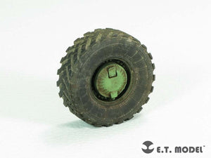 Roues de route lestées ET Model ER35-054 GAZ-233014 STS « TIGER » russe pour Meng 1/35
