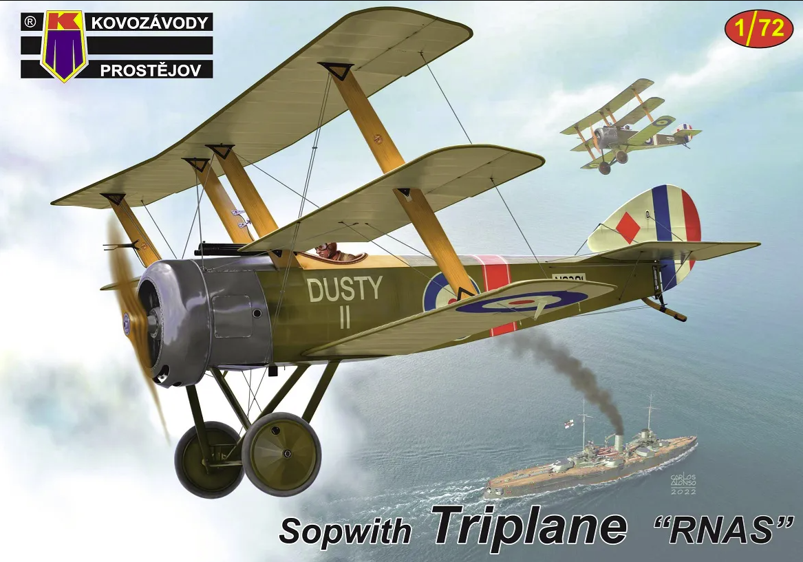 Kovozavody Prostejov KPM0338 Sopwith Triplane „RNAS“ 1/72
