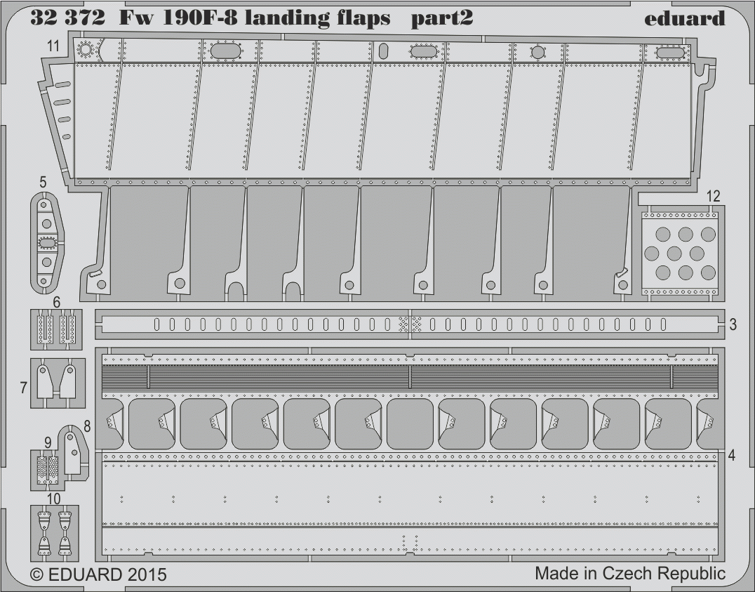 Eduard 32372 Fw 190F-8 landing flaps 1/32 Revell – imagen 2