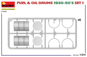 MiniArt 24009 FUEL OIL DRUMS 1930-50’S SET 1. GERMAN TYPE 1/24 – zdjęcie 4