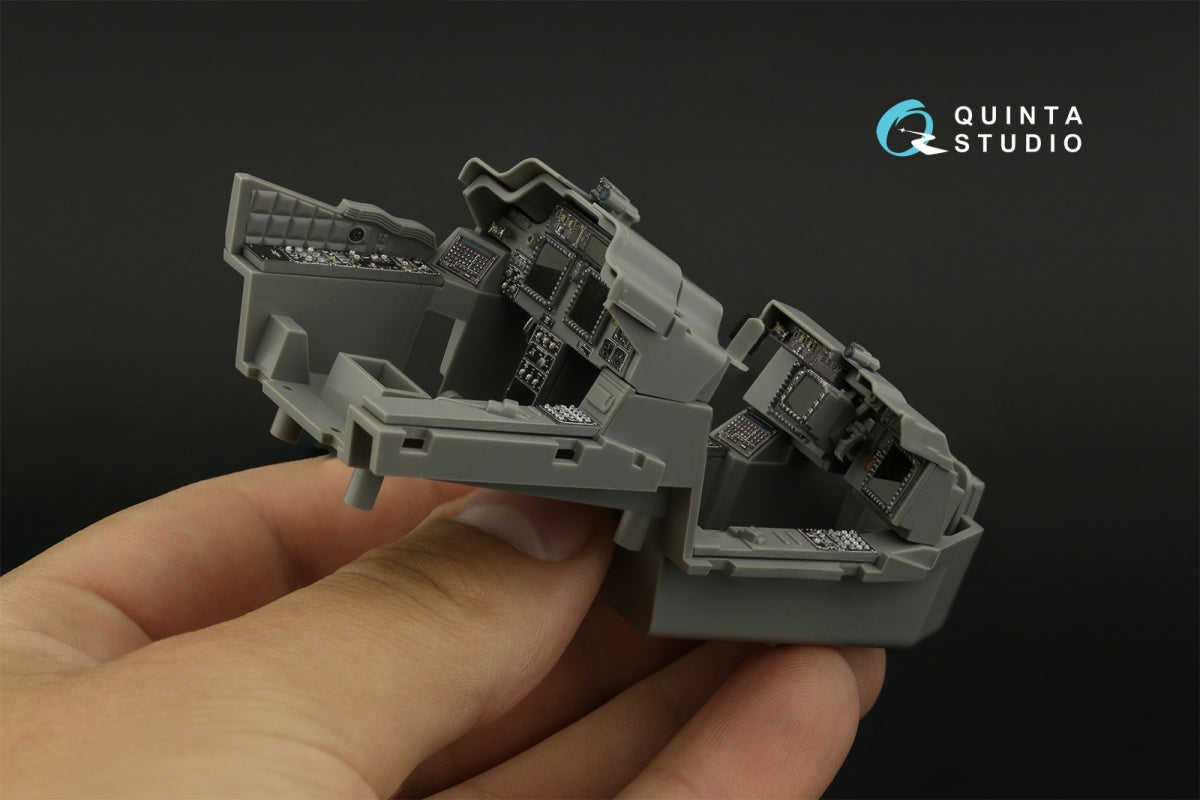 Quinta Studio QDS-35073 AH-64D/E 3D-Printed &amp;amp; coloured Interior on decal paper (Meng) (small version) 1/35 – immagine 9