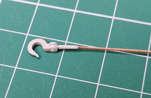 Eureka XXL ER-3565 Towing cable for Polish 7TP Tank (IBG Models) 1/35 – zdjęcie 3