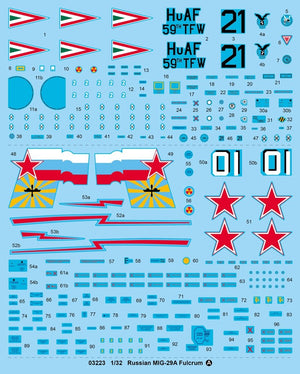 Trumpeter 03223 Russian MIG-29A Fulcrum 1/32 – Bild 5