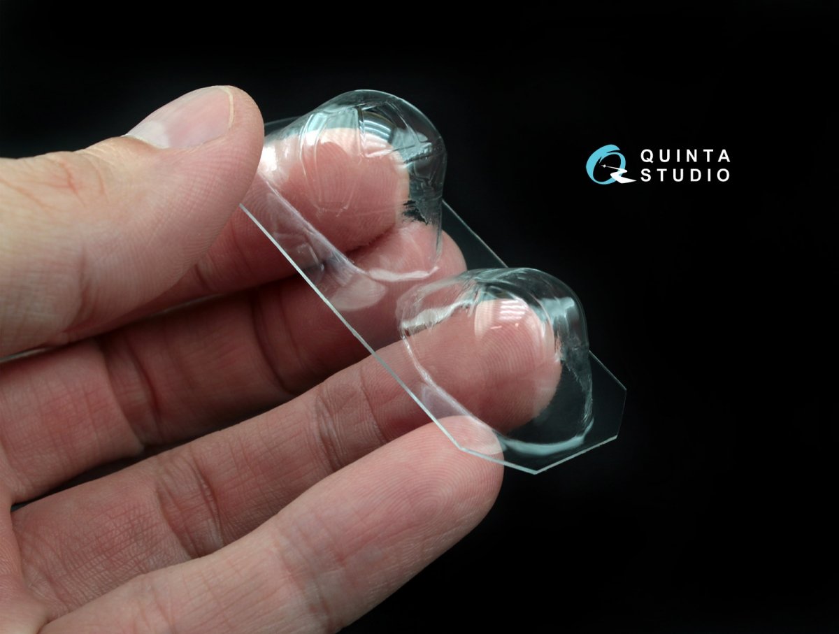 Quinta Studio QC48017 Su-2 vacuformed clear canopy (for Zvezda kit) 1/48 – imagen 5