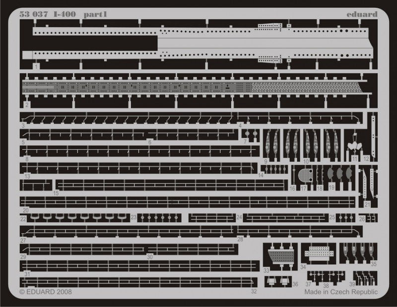 Eduard 53037 I-400 1/350 Tamiya – imagen 2