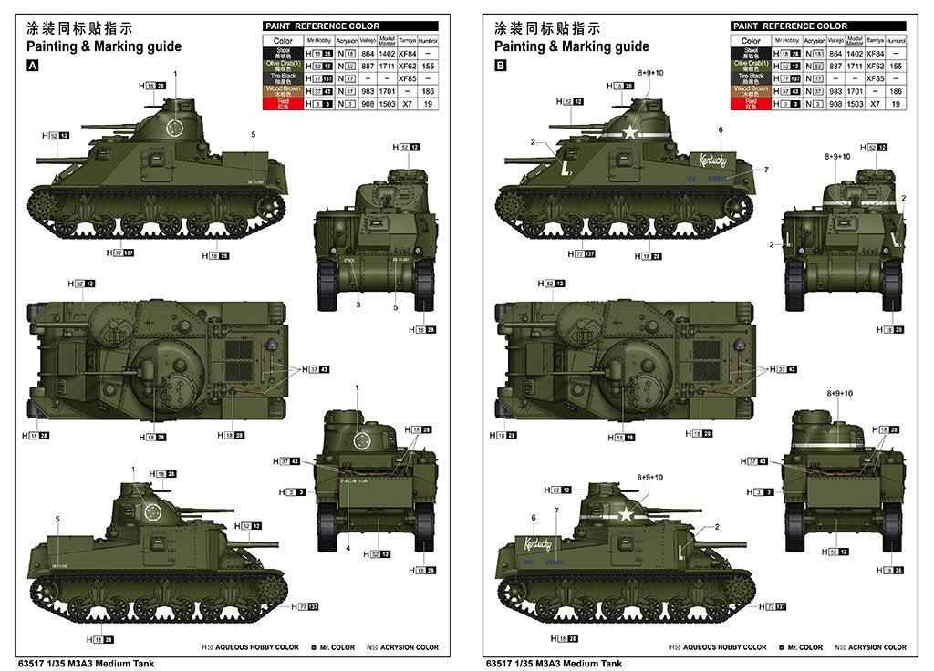 I Love Kit 63517 M3A3 Medium Tank 1/35 – imagen 3
