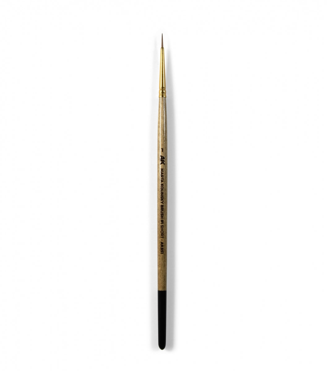 AK Interactive AK851 MARTA KOLINSKY BRUSH #1 SHORT – imagen 4