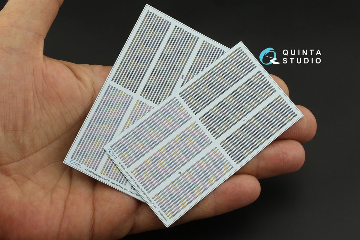Quinta Studio QP48010 Lozeng rib tapes for Pfalz DIII-DIIIa (All kits) 1/48 – immagine 3