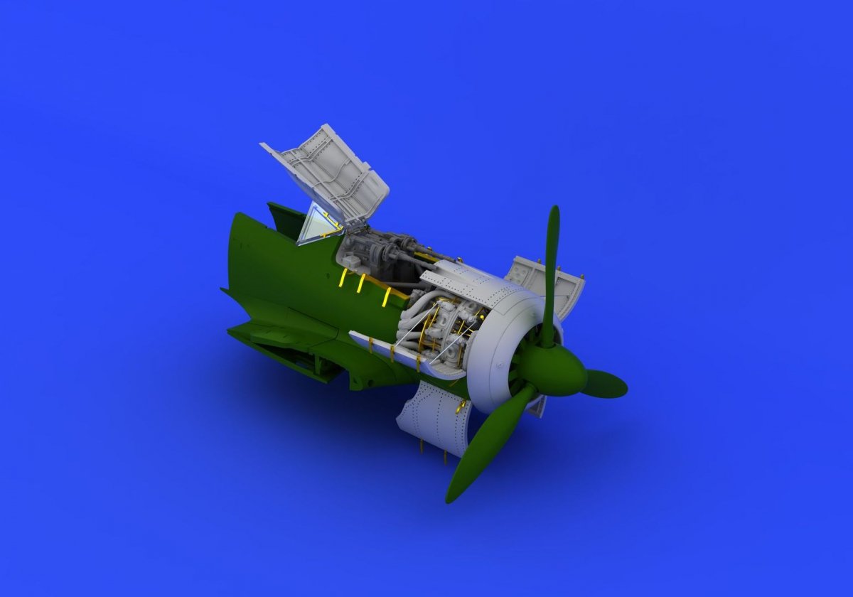 Eduard 672088 Fw 190A-8 engine &amp;amp; fuselage guns 1/72 (EDUARD) – imagen 3