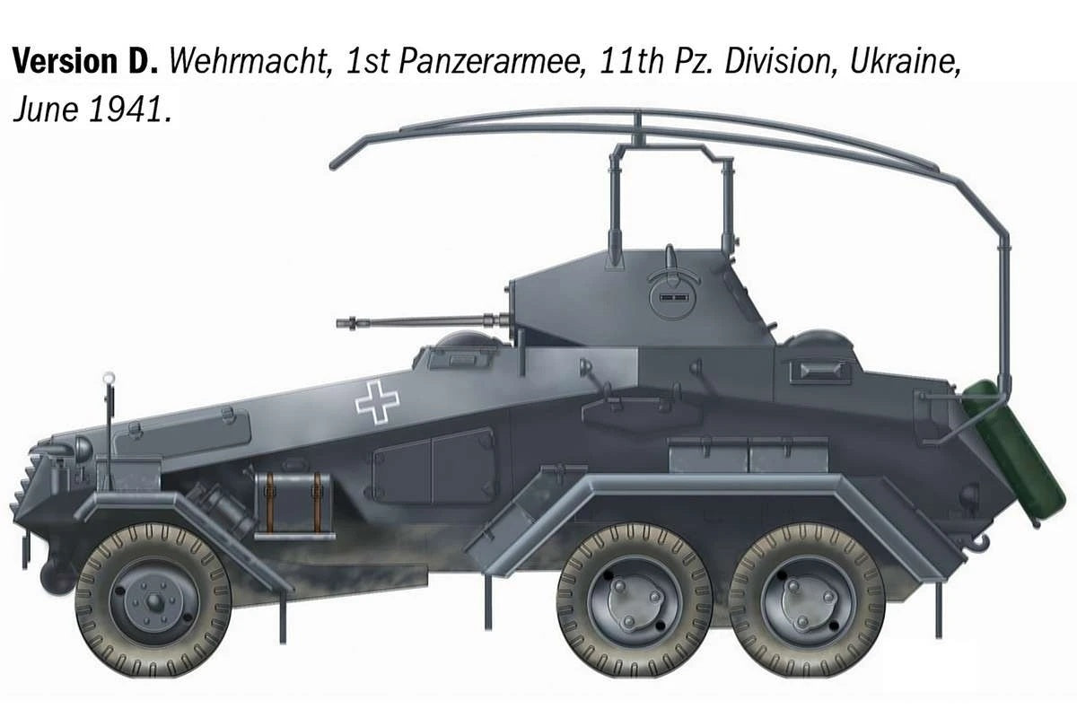 Italeri 97032 Sd.Kfz. 232 6 Rad. 1/72