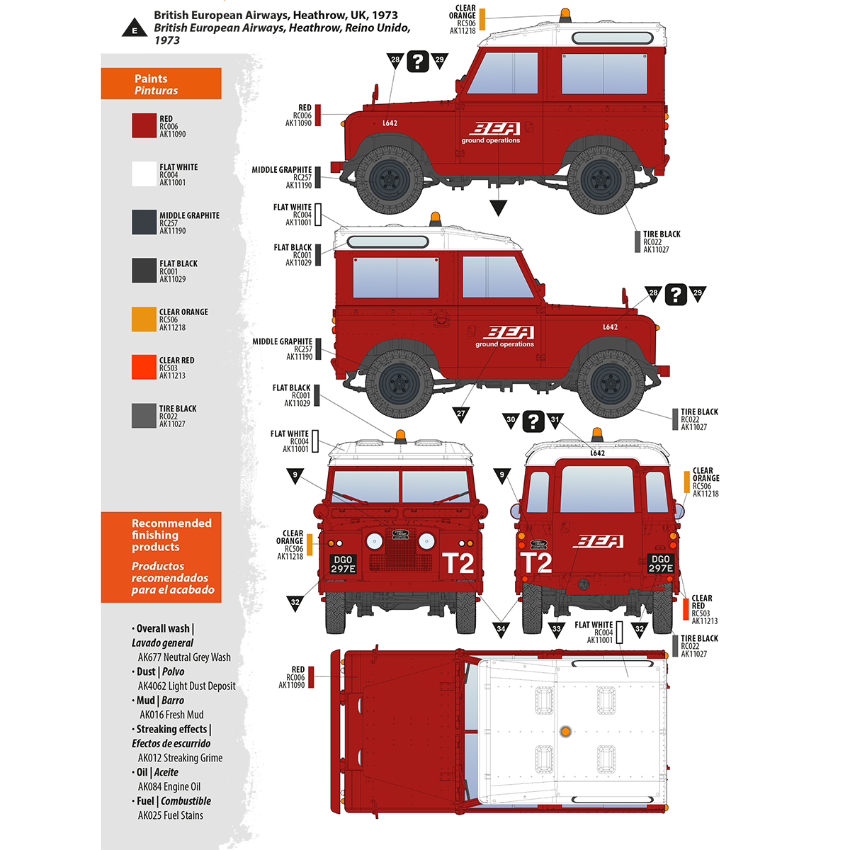 AK Interactive AK35013 LAND ROVER 88 SERIES IIA STATION WAGON 1/35 – imagen 20