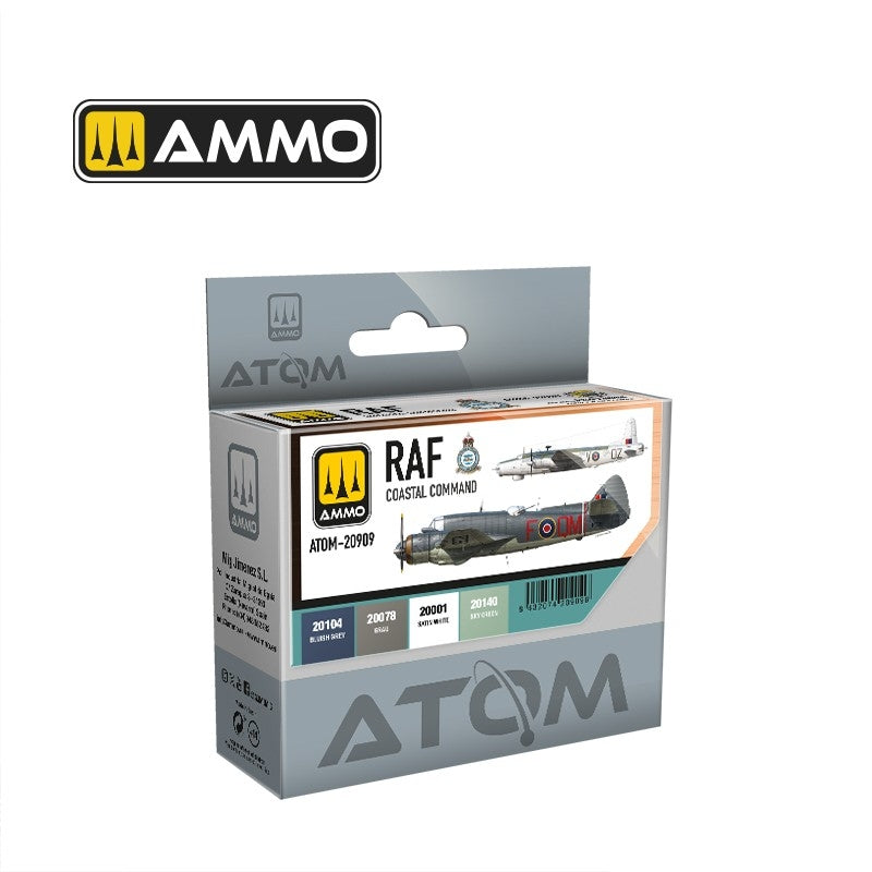 Munitions Mig Jimenez 20909 ATOM RAF Coastal Command Set 4x20ml