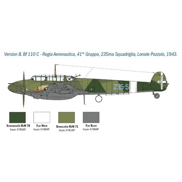 Italeri 2794 MESSERSCHMITT BF-110 C/D 1/48 – imagen 7
