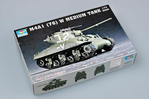 Trumpeter 07222 M4A1(76)W TANK 1/72 – imagen 2