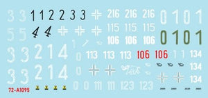 Star Decals 72-A1095 Tiger I. sPzAbt 502 # 1. Initial / Early / Mid production Tigers. 1/72 – imagen 2