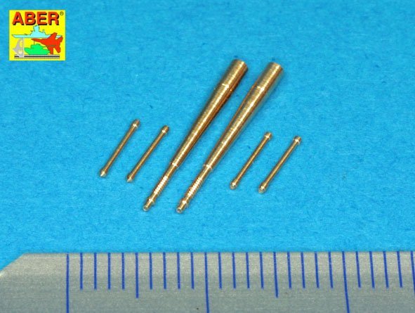 Aber A72 009 B wing (2 variant) armament for British fighterSpitfire Mk.I to V; Hispano 20mm x 2 (2 variants); Browning .30 tips x 4 (1/72) – image 2