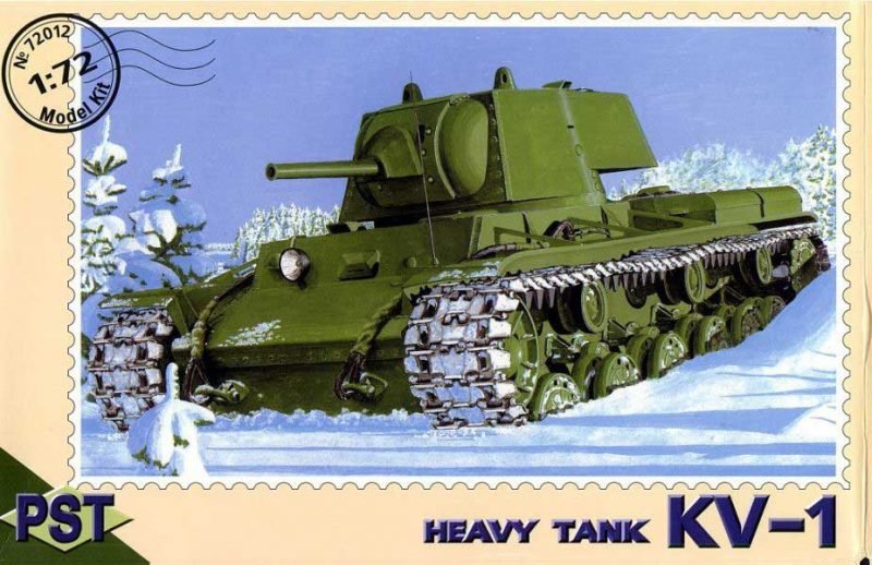 PST 72012 KV-1 Char lourd 1/72