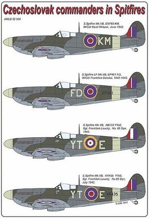AML D32004 Czechoslovak commanders in the Spitfire 1/32 – image 2