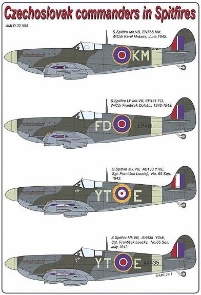AML D32004 Czechoslovak commanders in the Spitfire 1/32 – image 2