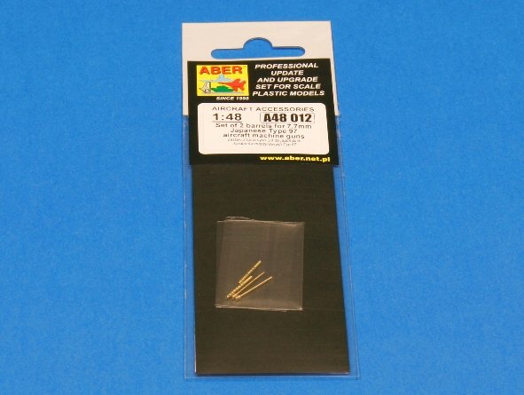 Aber A48 012 Set of 2 barrels for Japanese 7,7 mm Type 97 aircraft machine guns 1/48 – imagen 3
