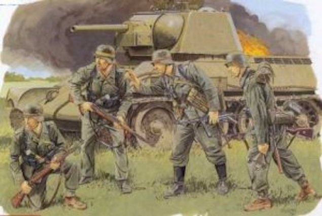 Dragon 6153 Infanterie allemande (Ukraine, été 1943) (1/35)