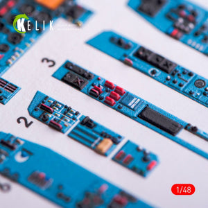KELIK K48025 SU-24 INTERIOR 3D DECALS FOR TRUMPETER KIT 1/48 – Bild 6