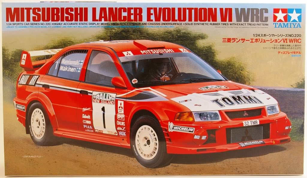 Tamiya 24220 Mistubishi Lancer Evolution VI WRC 1/24