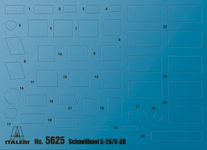 Italeri 5625 SCHNELLBOOT S-26 / S-38 1/35 – imagen 20