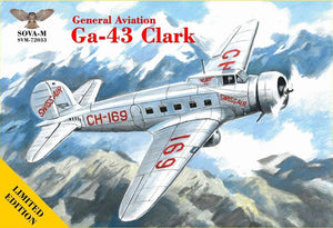 Sova 72033 Aviation générale Ga-43 Clark 1/72
