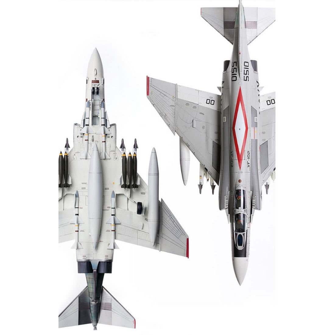 Academy 12323 USN F-4J VF-102 Diamondbacks 1/48 – immagine 6