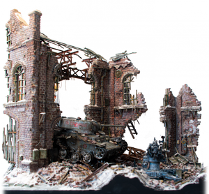 RT-Diorama 35303 Diorama-Base: &amp;quot;Stalingrad tractor factory&amp;quot; 1/35 – imagen 2