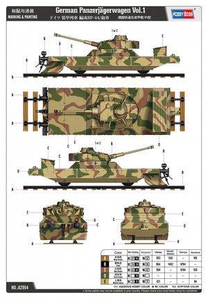 Hobby Boss 82954 German Panzerjägerwagen Vol.1 1/72 – imagen 2