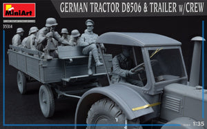 MiniArt 35314 Tracteur allemand D8506 et remorque avec équipage 1/35 – image 5