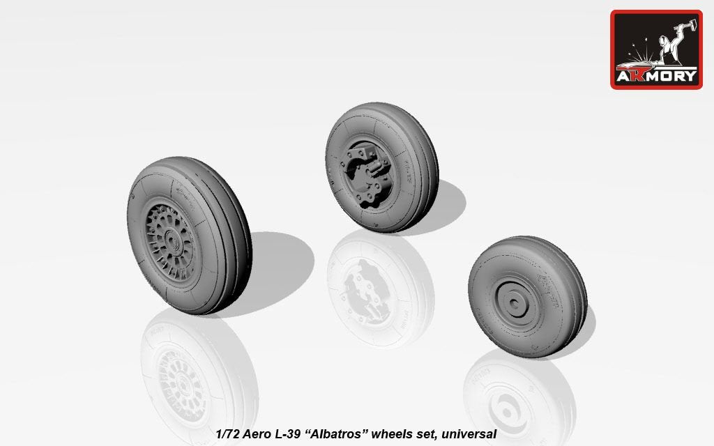 Armory Models AW72026 AERO L-39 Albatros wheels 1/72 – imagen 3