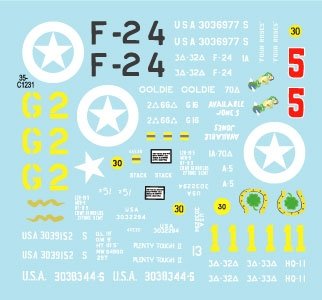 Star Decals 35-C1231 US M4A1 75mm Sherman 1/35 – immagine 3