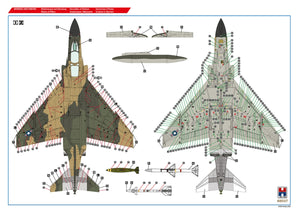 Hobby 2000 48037 Vietnam Aces vol.1 ( ACADEMY + CARTOGRAF + MASKI ) 1/48 – Bild 4