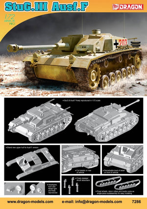 Dragon 7286 StuG.III Ausf.F 1/72 – image 2