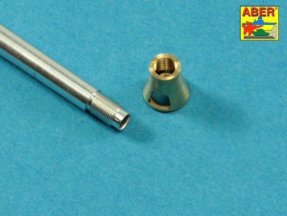 Aber 35L-296 Lufa Pak 43/3 L/71 8,8cm do Jagdpanter G1 późna lub G2 dla modeli Takom 1/35 – imagen 9