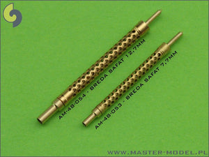 Master AM-48-053 Italian machine gun Breda SAFAT 7,7mm barrels (2pcs) 1/48 – imagen 5