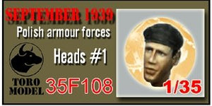 ToRo Model 35F108 Wrzesień 1939 - Broń Panc. Głowy / September 1939 - Polish armour forces - Heads 1/35 – immagine 2