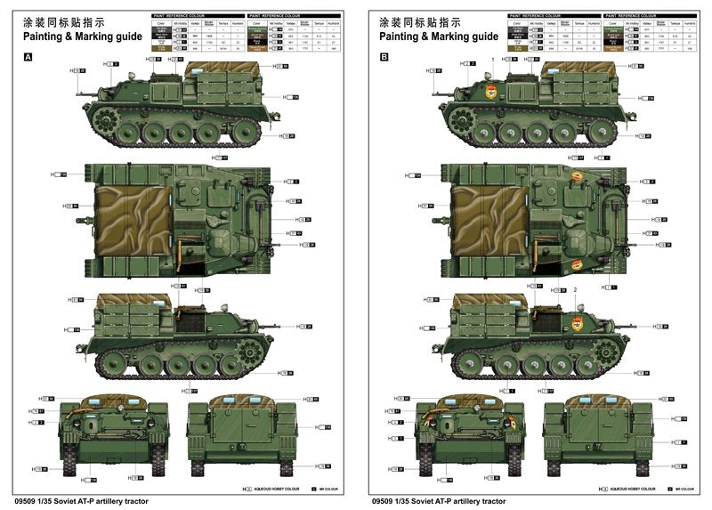 Trumpeter 09509 Soviet AT-P artillery tractor 1/35 – Bild 7