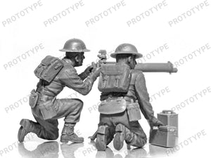 ICM 35646 WWII British Vickers MG Crew (Vickers MG &amp;amp; 2 figures) 1/35 – imagen 5