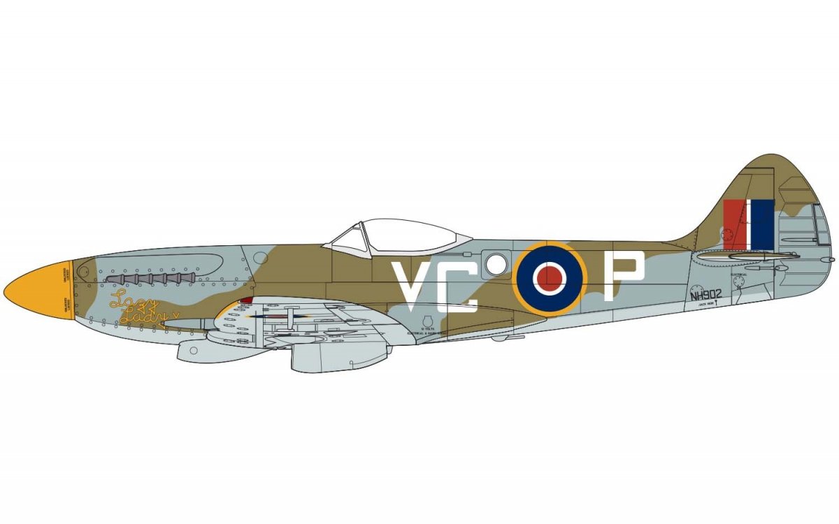 Airfix 05135 Supermarine Spitfire FR Mk.XIV 1/48 – imagen 4