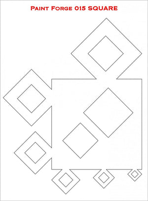 Paint Forge PFST015M STENCIL - SQUARE – immagine 2