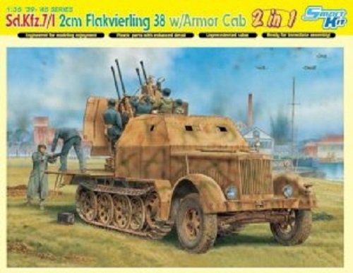 Dragon 6533 Sd.Kfz 7/1 2cm Flakvierling 38 w /Armor Cab 1/35