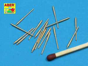 Aber 350L-14 Set of 16 pcs 105 mm SFLAK barrels SKC/33nt used in C/37 mount for German war ships 1/350 – image 2