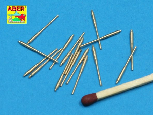 Aber 350L-14 Set of 16 pcs 105 mm SFLAK barrels SKC/33nt used in C/37 mount for German war ships 1/350 – image 2