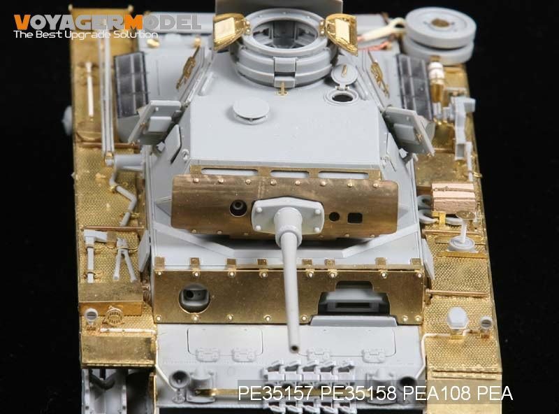 Maquette Voyager PE35158 Ailes de la Seconde Guerre mondiale pour Panzer III version intermédiaire/tardive (pour DRAGON) 1/35  – image 5