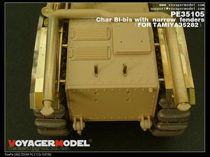 Voyager Model PE35105 WWII French Char BI-bis with narrow fenders (B ver include Gun barrel) for TAMIYA 35282 1/35 – imagen 3